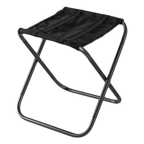 Mikamax Faltbarer Hocker, Mini - Schwarz  