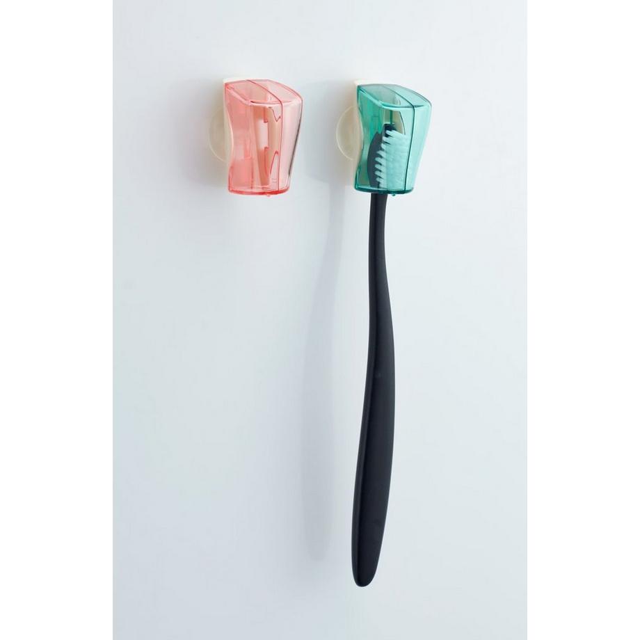 diaqua  Porte-brosse à dents Basic bleu & rose 
