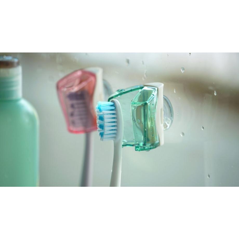 diaqua  Porte-brosse à dents Basic bleu & rose 