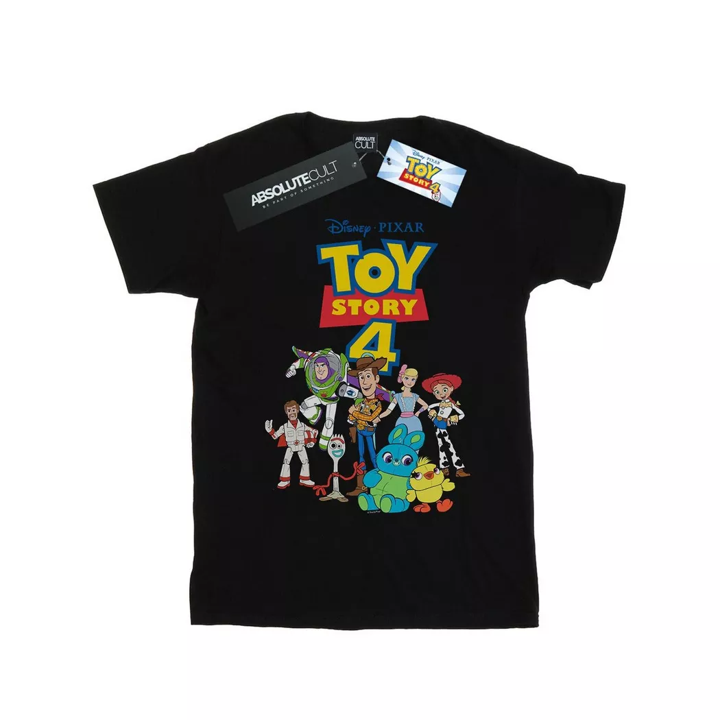 Disney - Toy Story 4 TShirt, für Damen, Schwarz, Größe XL