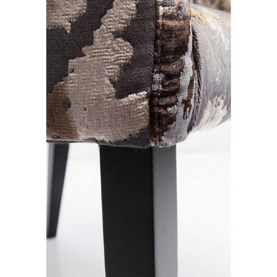 mutoni Chaise avec accoudoirs Black Mode Sublime  