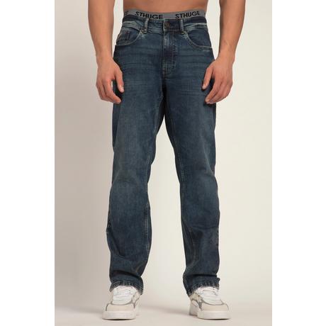 Sthuge  Jeans, Loose Fit, Dirty Wash, 5-Pocket, bis 72/36 