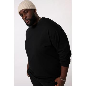 Maglia basic con maniche lunghe e taglio oversize, fino alla tg. 8XL