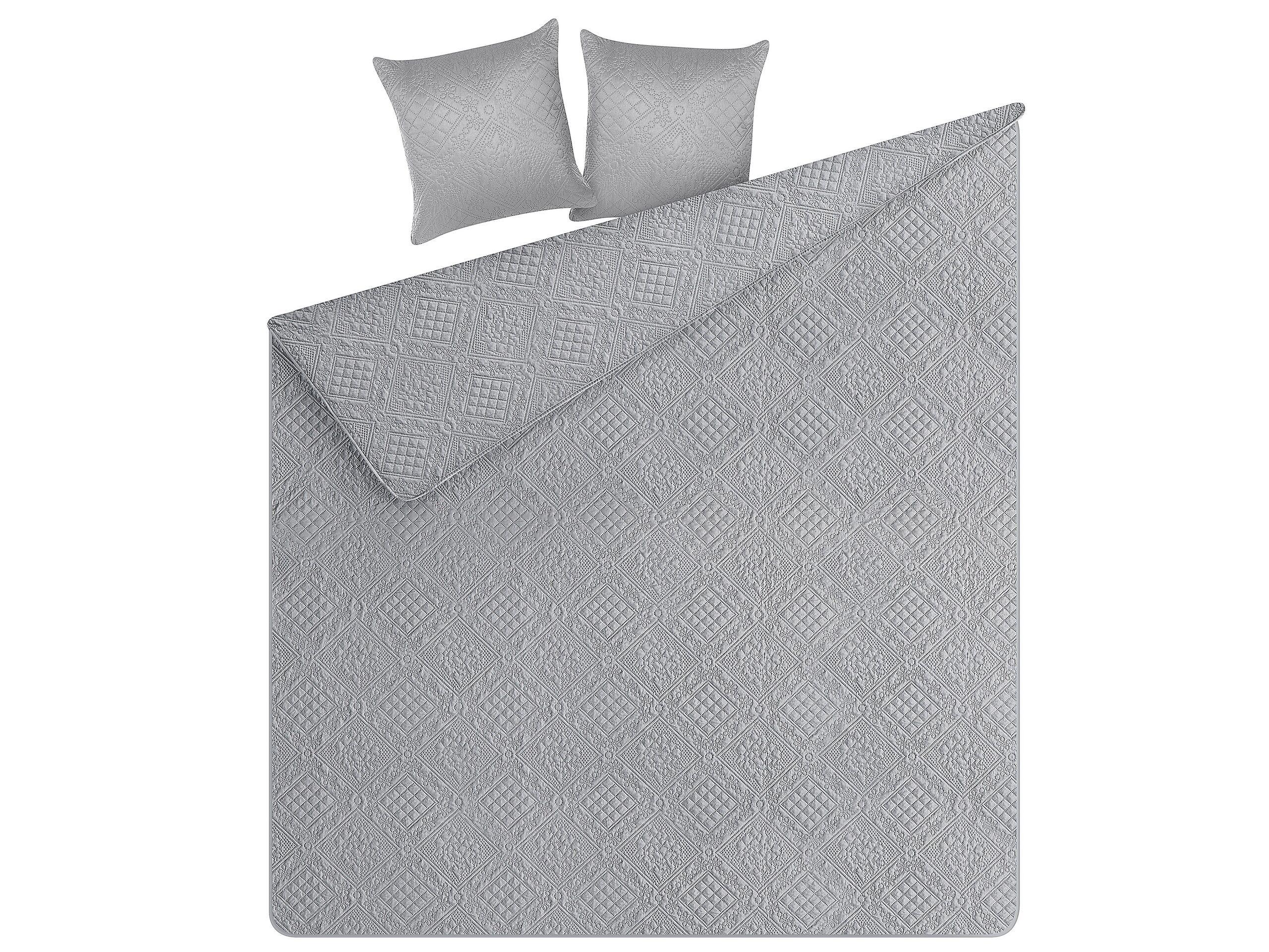 Beliani Couvre-lits avec coussins en Polyester ALAMUT  