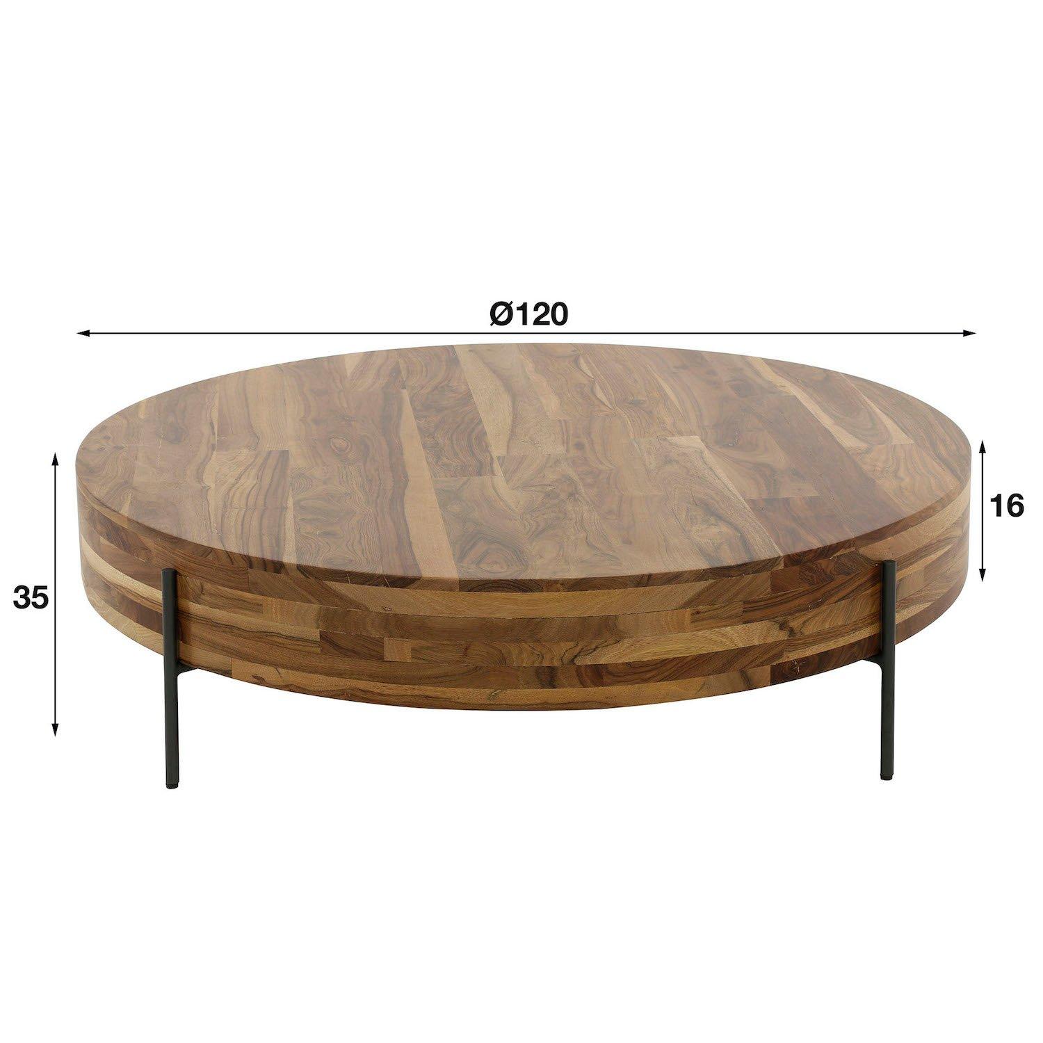 mutoni Table basse Daytona 120x120  