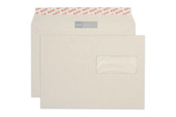 Image of ELCO Couvert Sycling m/Fenster C5 32894 100g, grau 500 Stück ELCO Couvert Sycling m/Fenster C5 32894 100g, grau 500 Stück