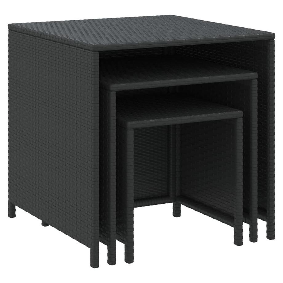 VidaXL Satztisch poly-rattan  