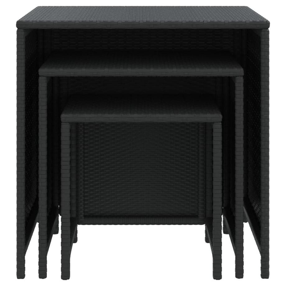 VidaXL Satztisch poly-rattan  