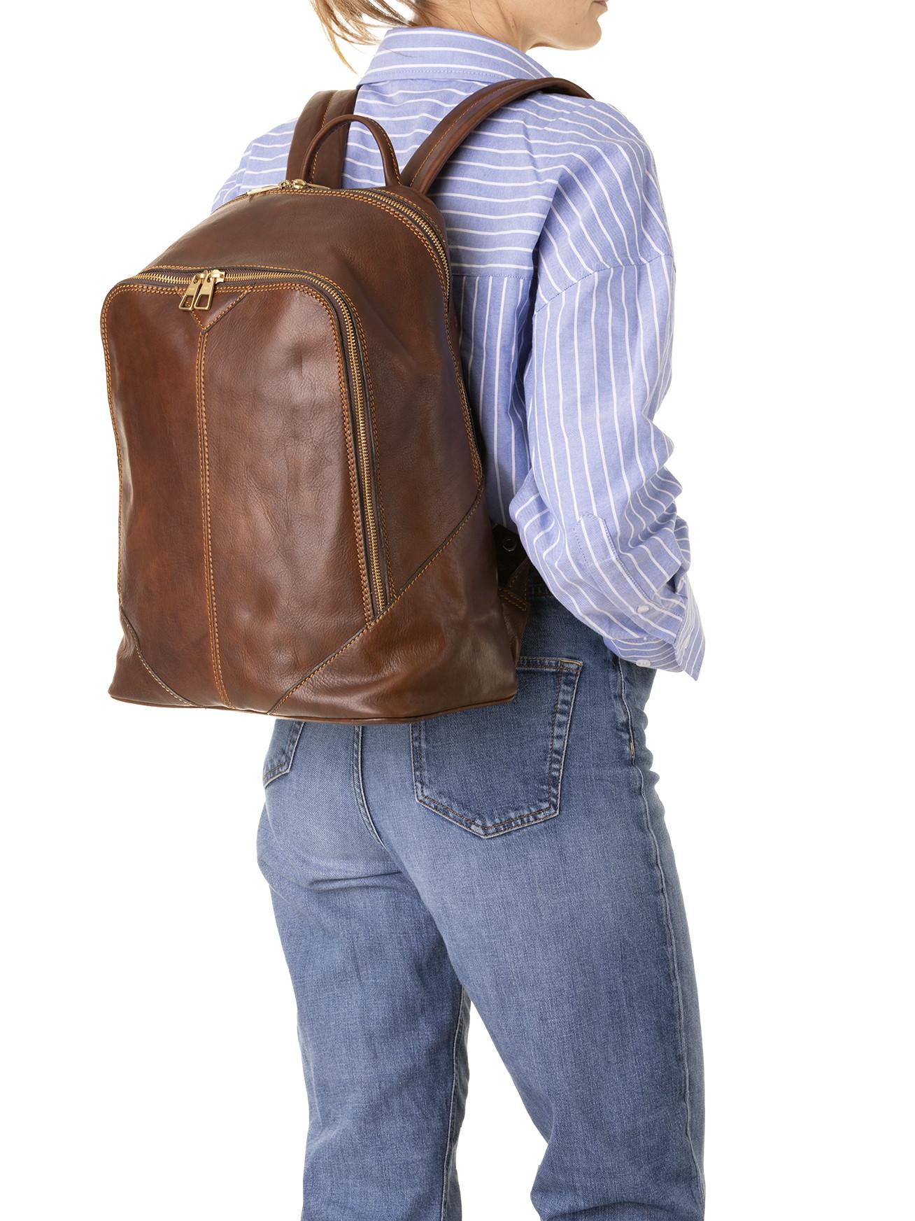 Viola Castellani Leder Rucksack  