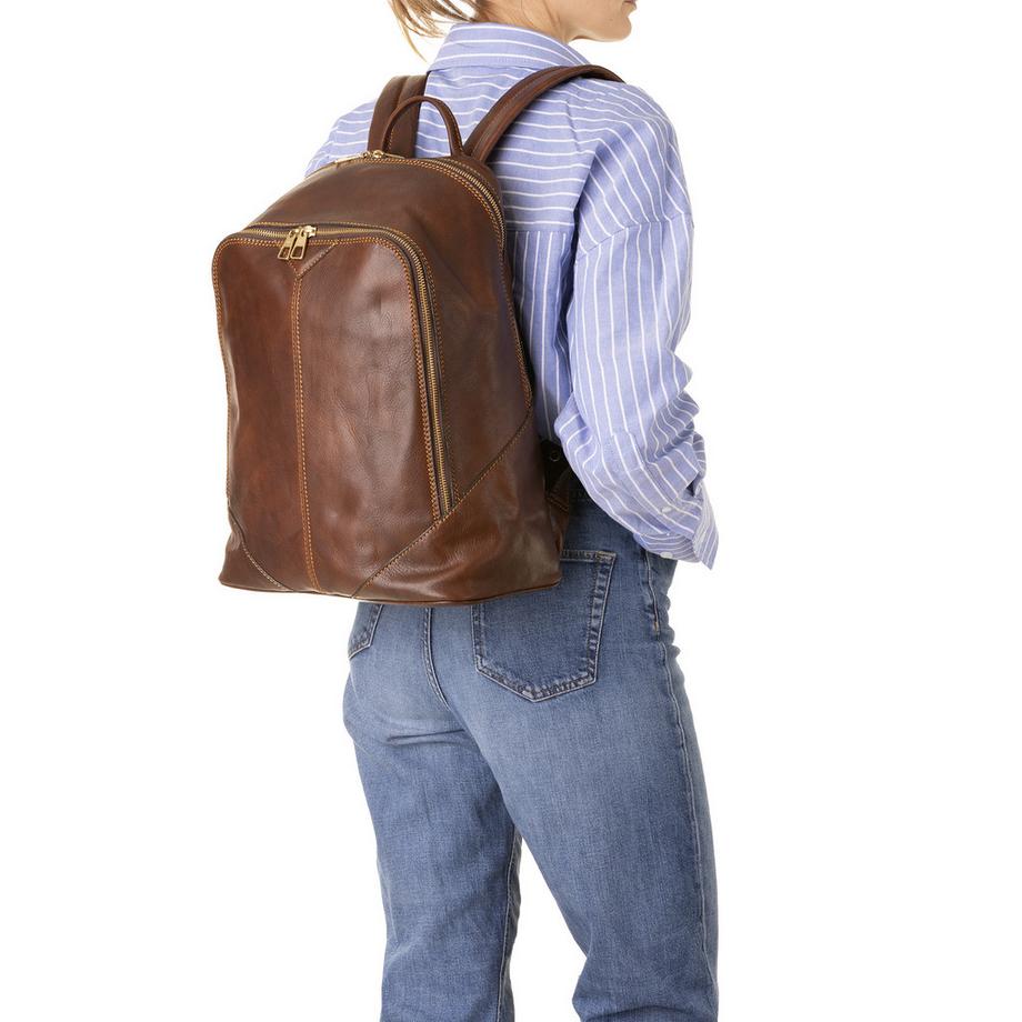 Viola Castellani Unisex Lederrucksack  