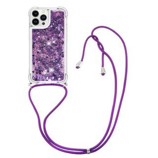 Cover-Discount  iPhone 15 Pro - Glitter Custodia con cordino 