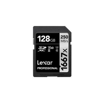 Lexar SDXC, 128 GB UHS-II Classe 10