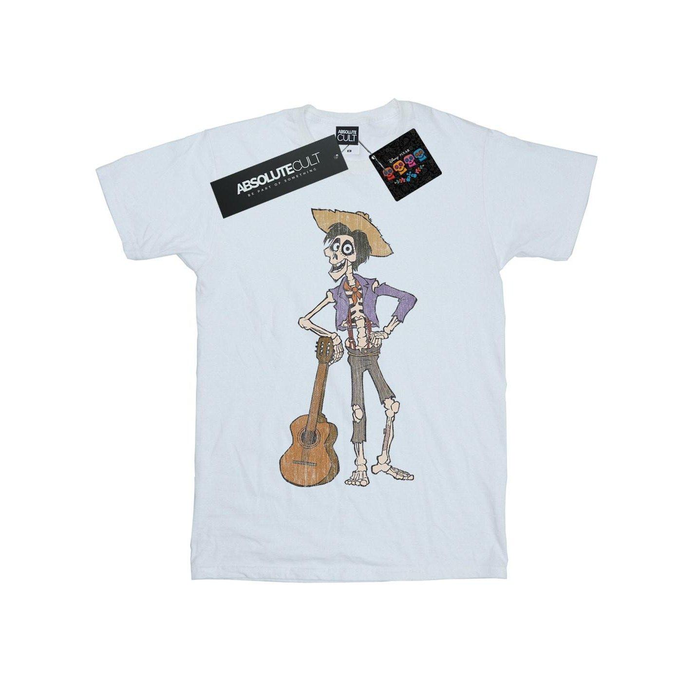 Image of Coco Hector With Guitar Tshirt Herren Weiss XL