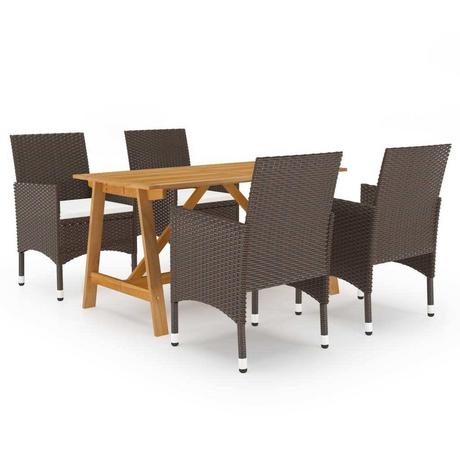 VidaXL Garten-essgruppe poly-rattan  