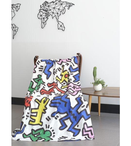 Keith Haring Blanket Fun Fleecedecke  