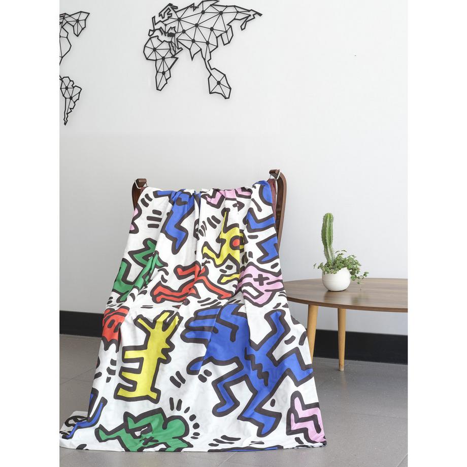 Keith Haring Fun Fleecedecke  
