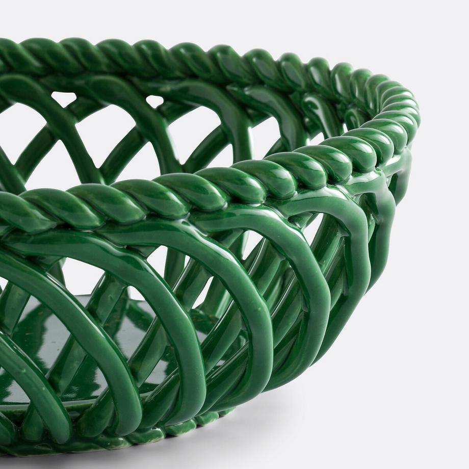 La Redoute Intérieurs  Corbeille à fruits en céramique ajourée 