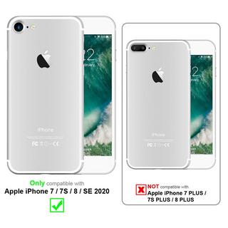 Cadorabo  Hülle für Apple iPhone 7 / 7S / 8 / SE 2020 Standfunktion, Kartenfach 