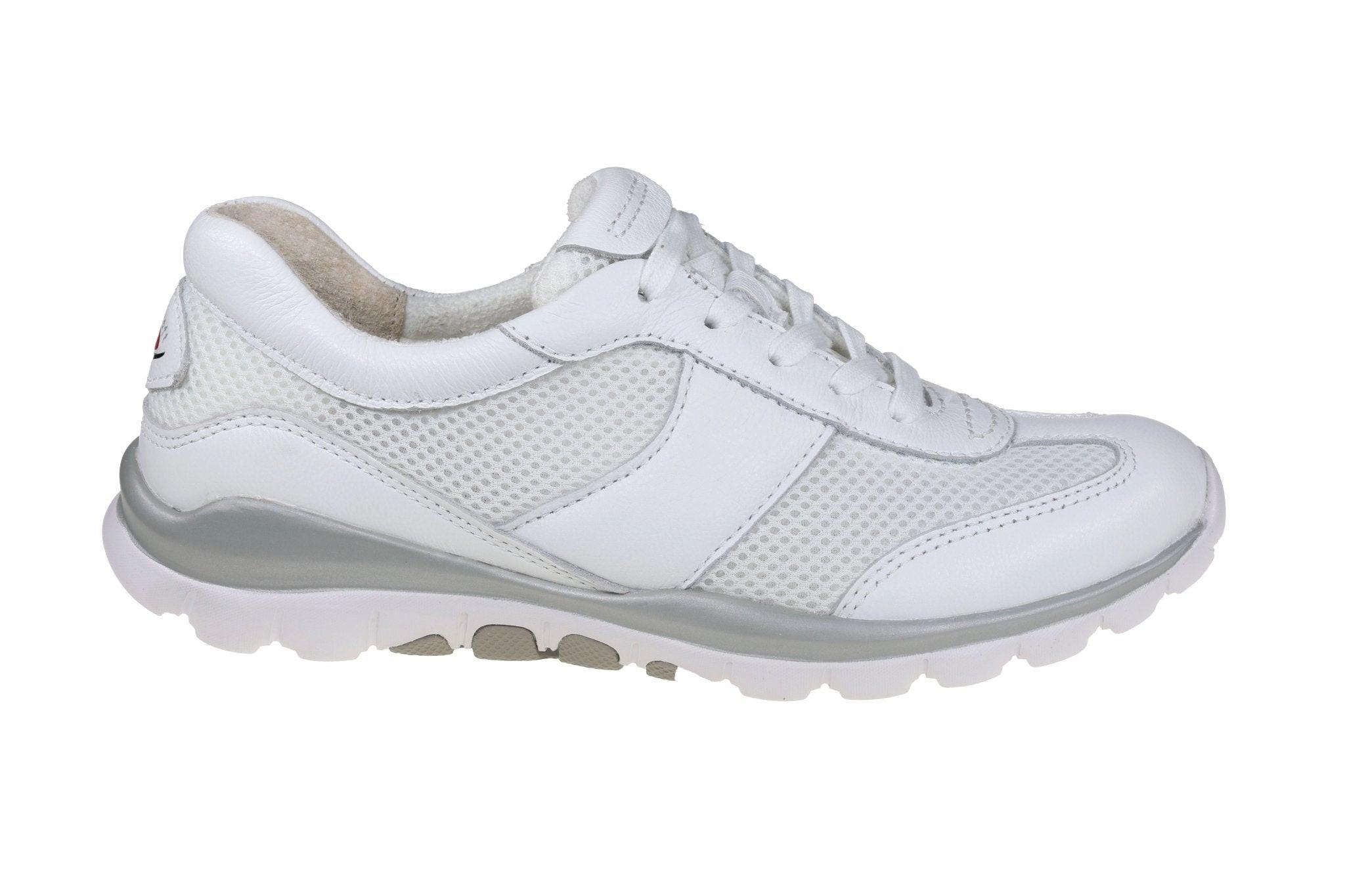 Image of Leder Wandersneaker Damen Weiss 39