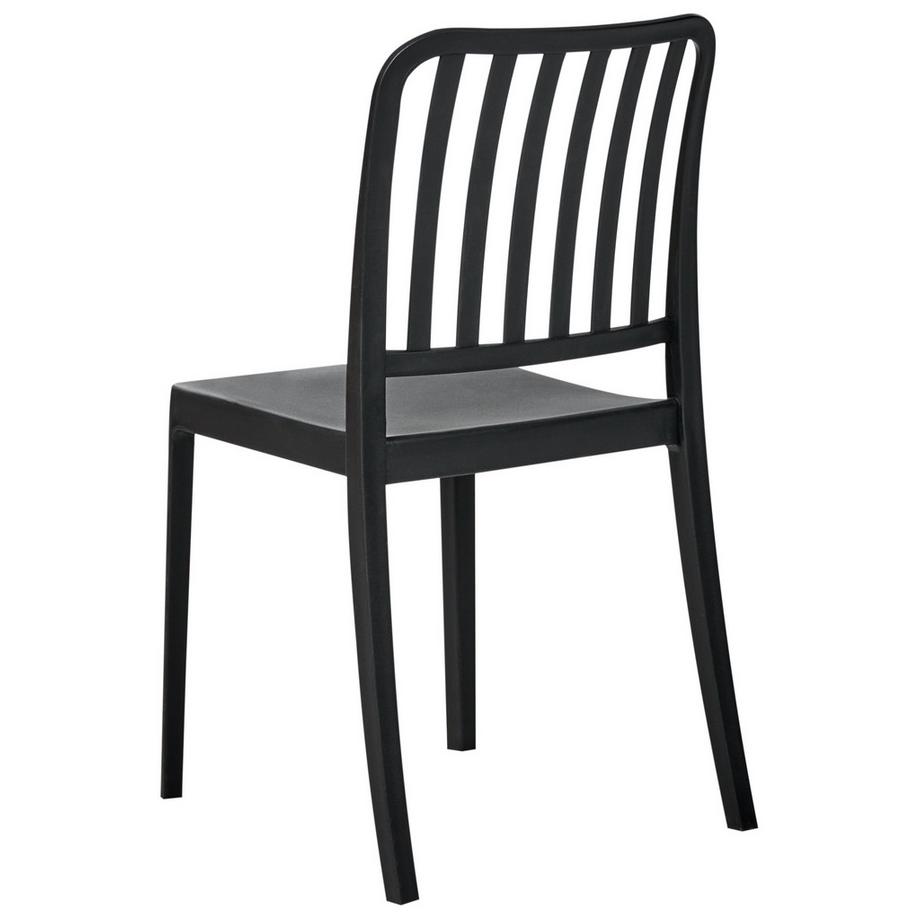 Beliani Lot de 4 chaises de jardin en Matière synthétique Moderne SERSALE  