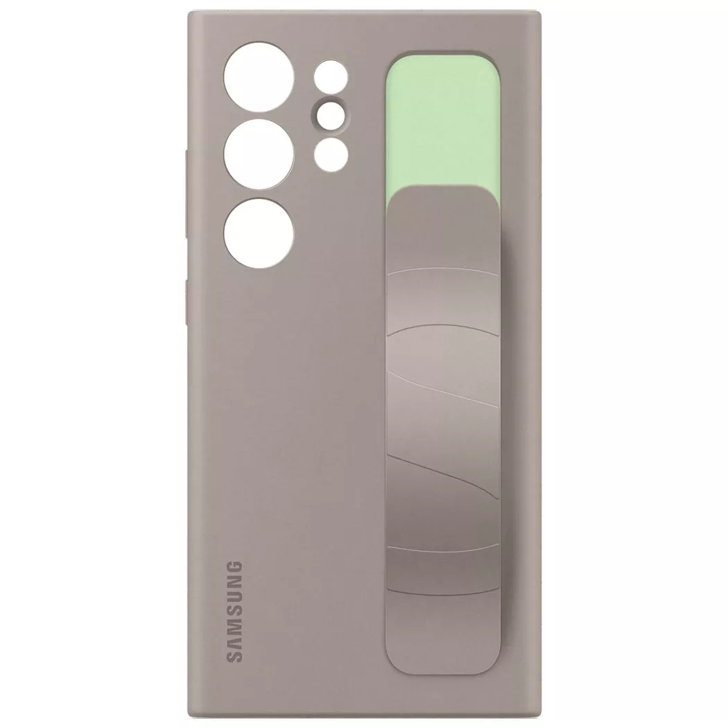 Samsung Standing Grip Case Taupe Handy-Schutzhülle 17,3 cm (6.8") Cover Graubraun