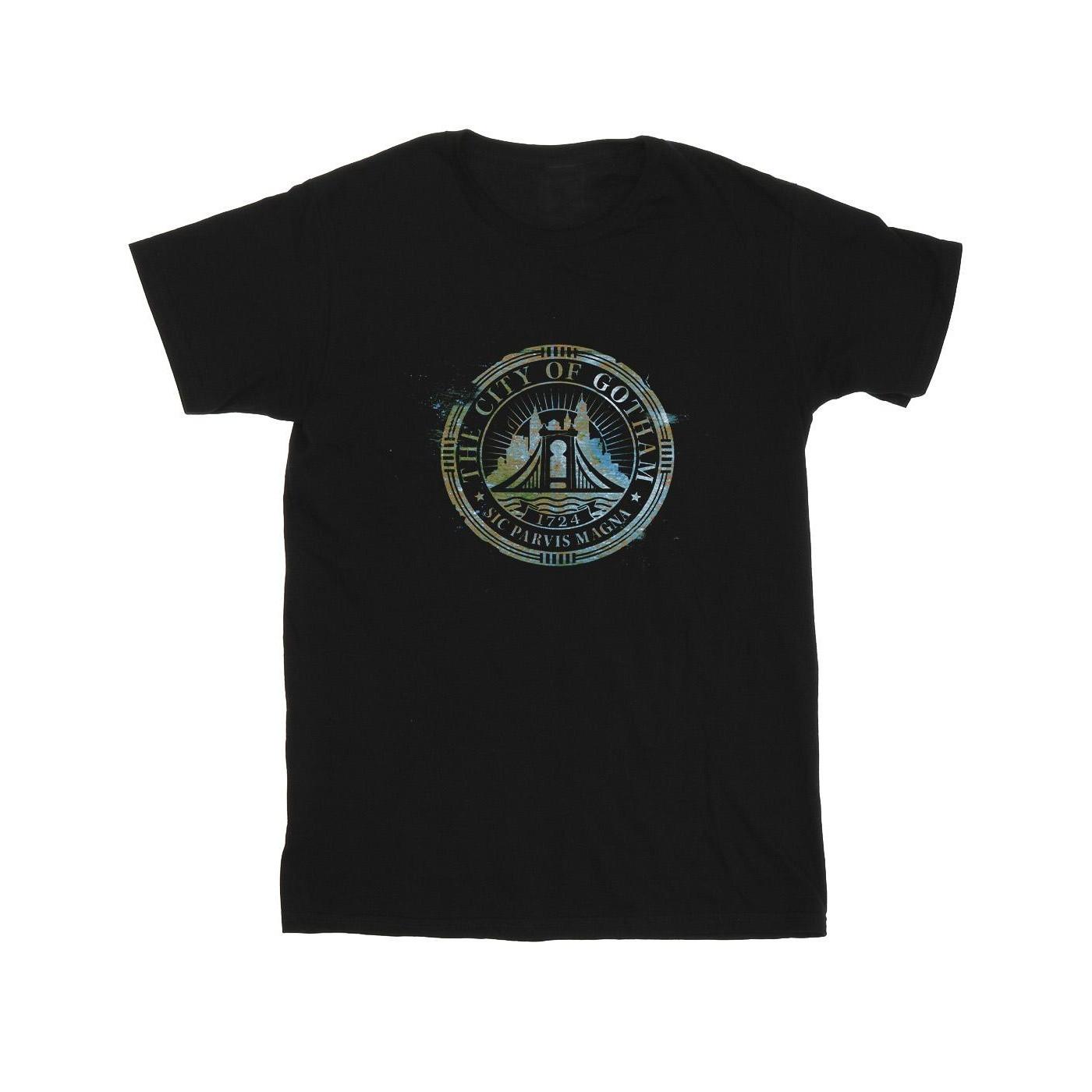 Image of The Batman City Of Gotham Magna Crest Tshirt Jungen Schwarz 116