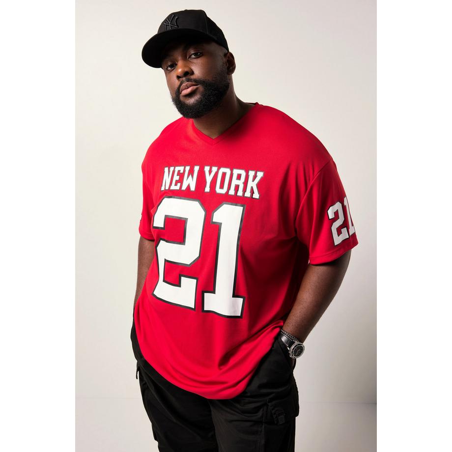 Sthuge T-shirt Oversized Maniche Corte Stampa Football  