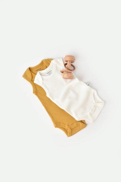 BabyCosy Organic  Body, sans manches, 2 Pack 