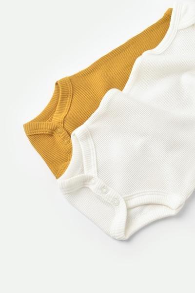 BabyCosy Organic  Body, sans manches, 2 Pack 