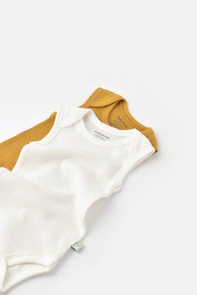 BabyCosy Organic  Body, sans manches, 2 Pack 