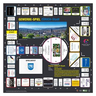 GEWERBE-SPIEL  Brettspiel ZÜRICH Stadt (Deutsch) 