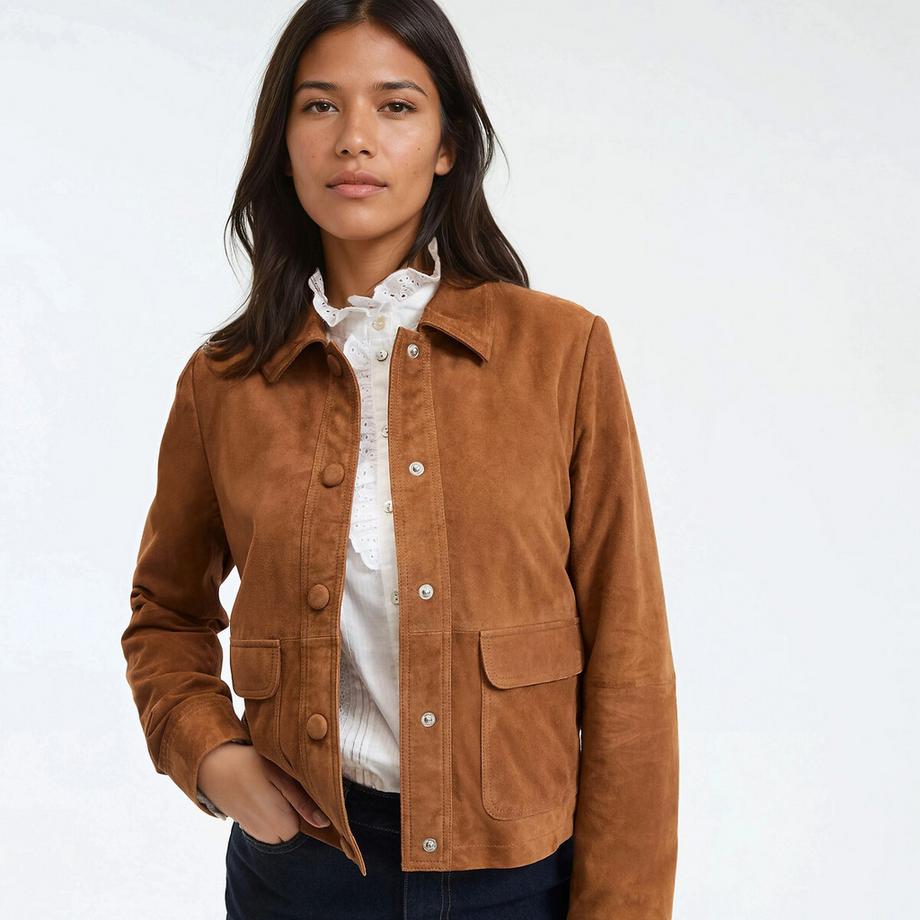 La Redoute Collections Kurze Lederjacke  