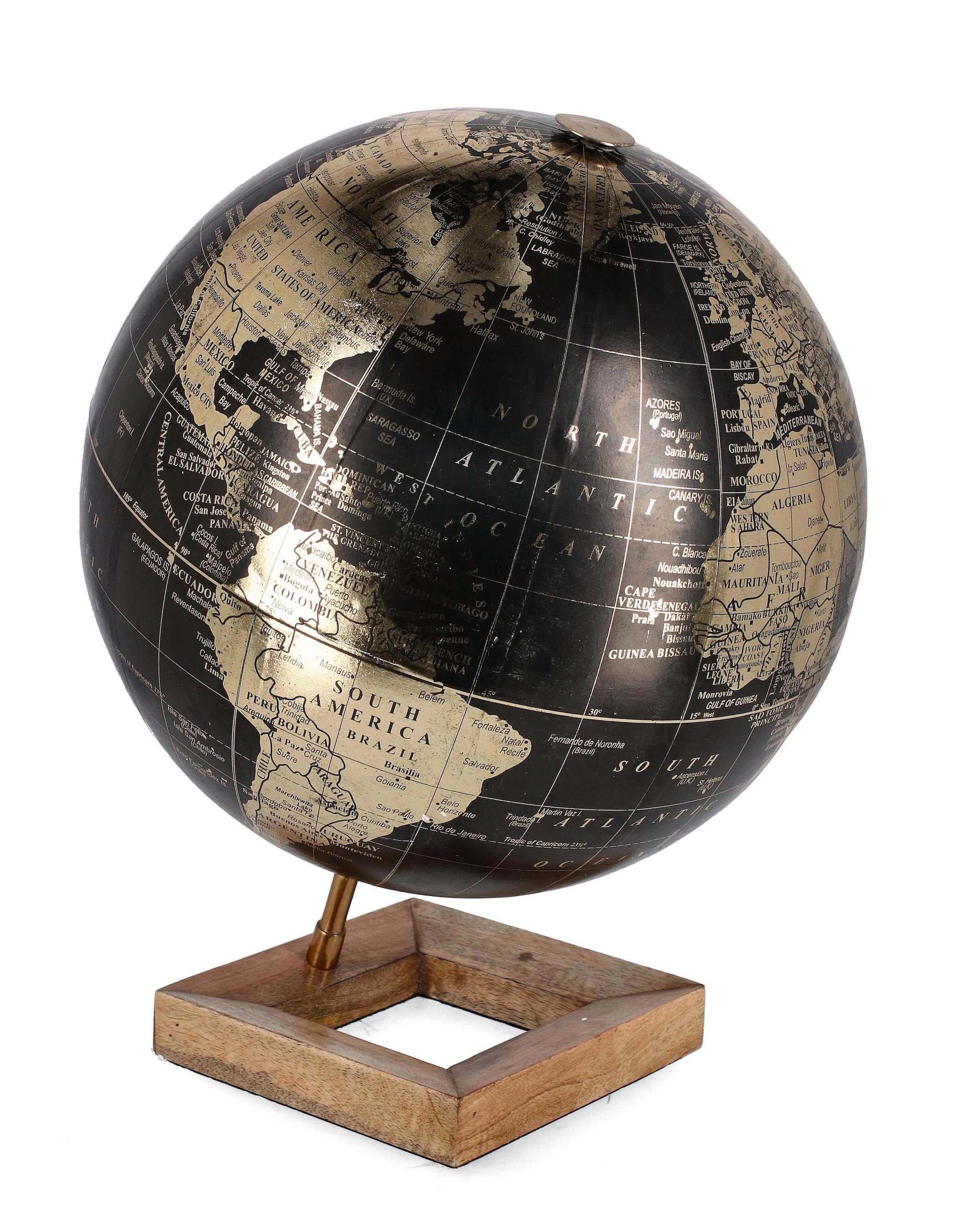 Image of Deko Globus Adventure 38 Unisex Gold ONE SIZE