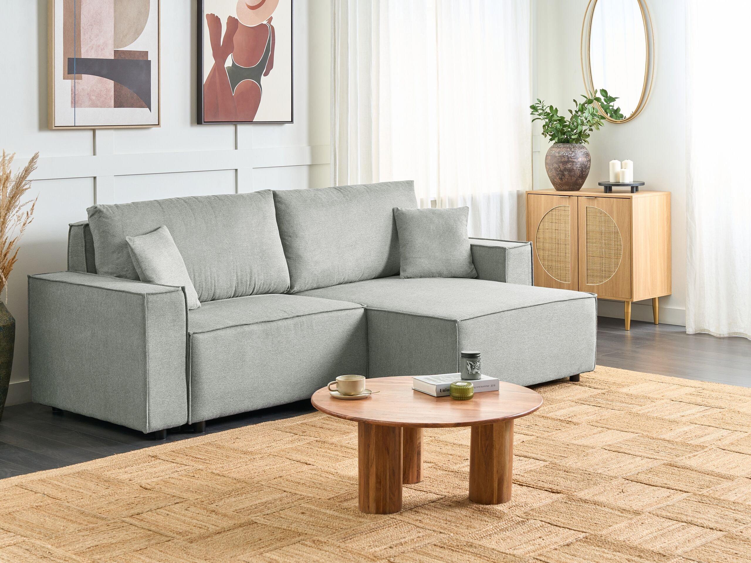 Beliani Ecksofa aus Polyester Modern KARILA  