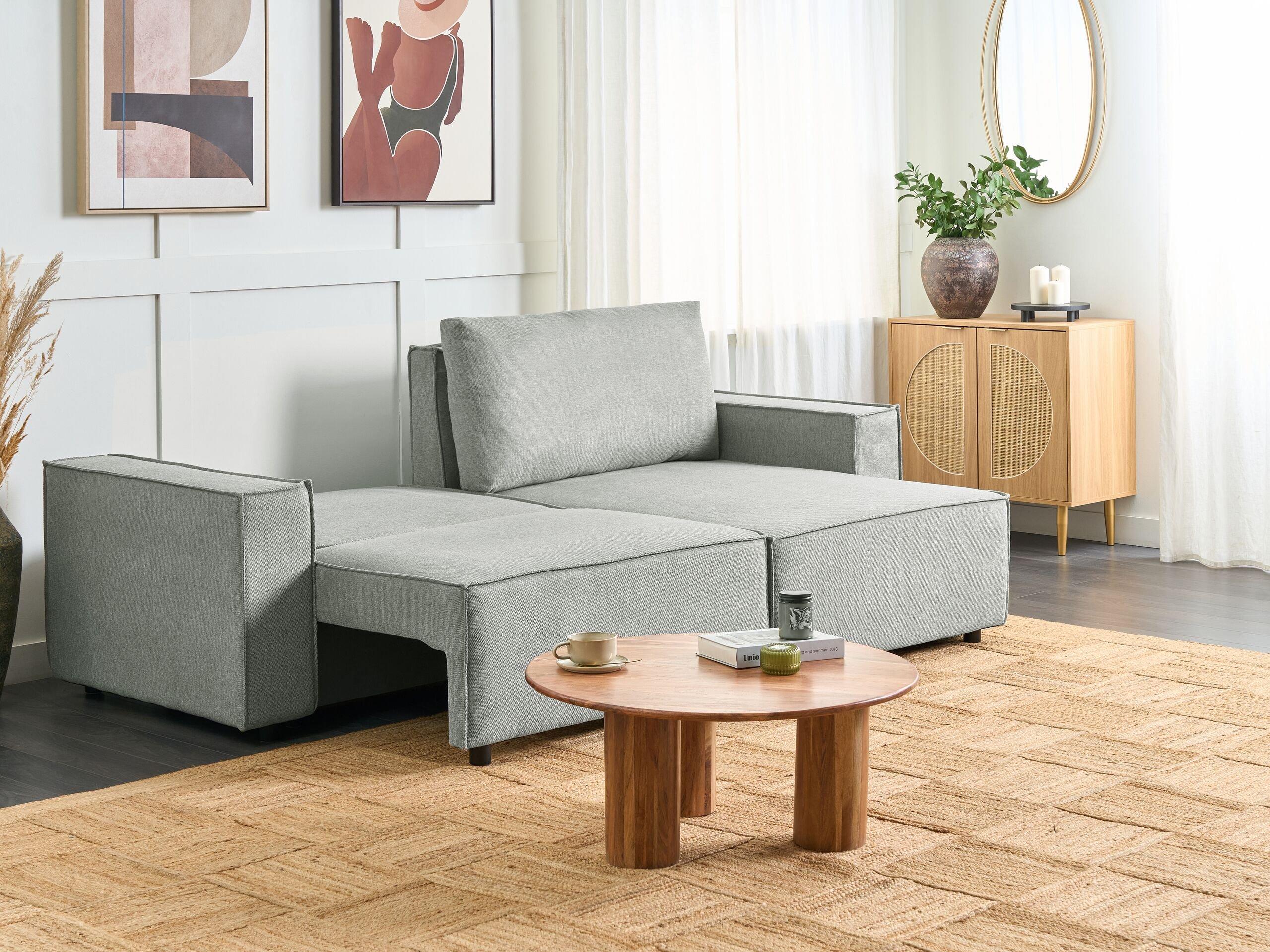 Beliani Ecksofa aus Polyester Modern KARILA  