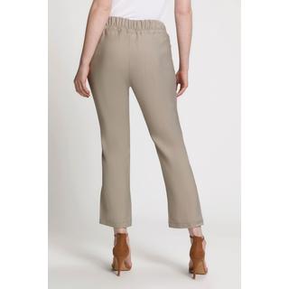 Ulla Popken  Pantalon 7/8, jambes étroites, ceinture élastique, poches zippées 