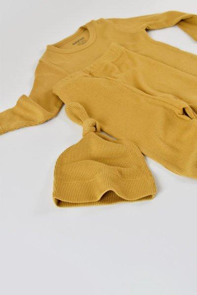 BabyCosy Organic  Set, Hose, T-shirt langarm, Mütze 