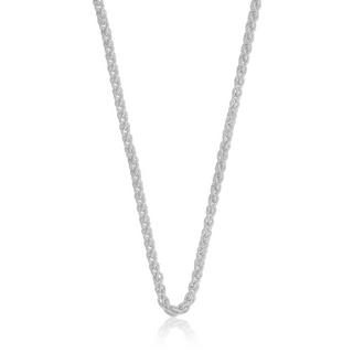 MUAU Schmuck  Collier palmier or blanc 750, 3.3mm, 45cm 