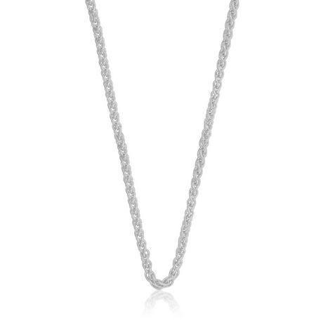 MUAU Schmuck  Collier palmier or blanc 750, 3.3mm, 45cm 