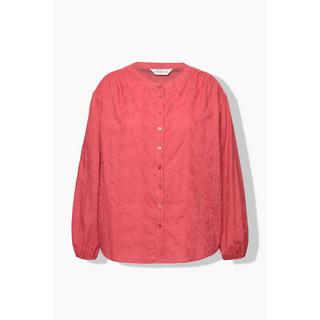 Studio Untold  Blusa dal taglio oversize in tessuto operato con maniche lunghe a palloncino 