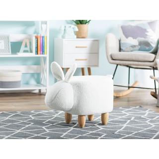 Beliani Sgabello en Poliestere Moderno BUNNY  