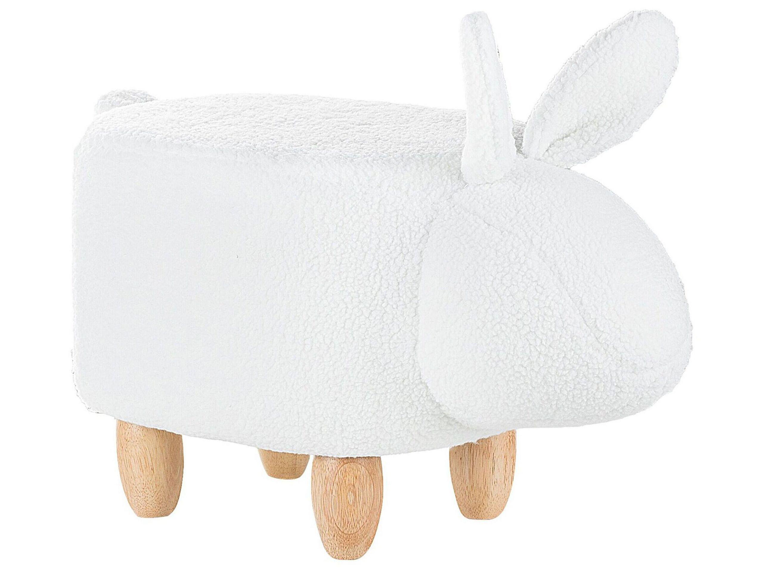 Beliani Sgabello en Poliestere Moderno BUNNY  