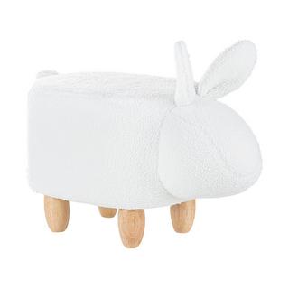 Beliani Hocker aus Polyester Modern BUNNY  