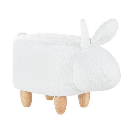 Beliani Sgabello en Poliestere Moderno BUNNY  