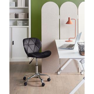 Beliani Chaise de bureau en Cuir PU Moderne VALETTA  