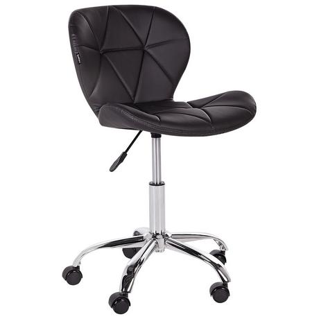 Beliani Chaise de bureau en Cuir PU Moderne VALETTA  