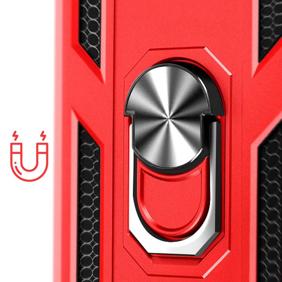 Avizar  iPhone 16e Ring Hülle Rot 