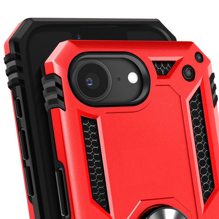 Avizar  iPhone 16e Ring Hülle Rot 