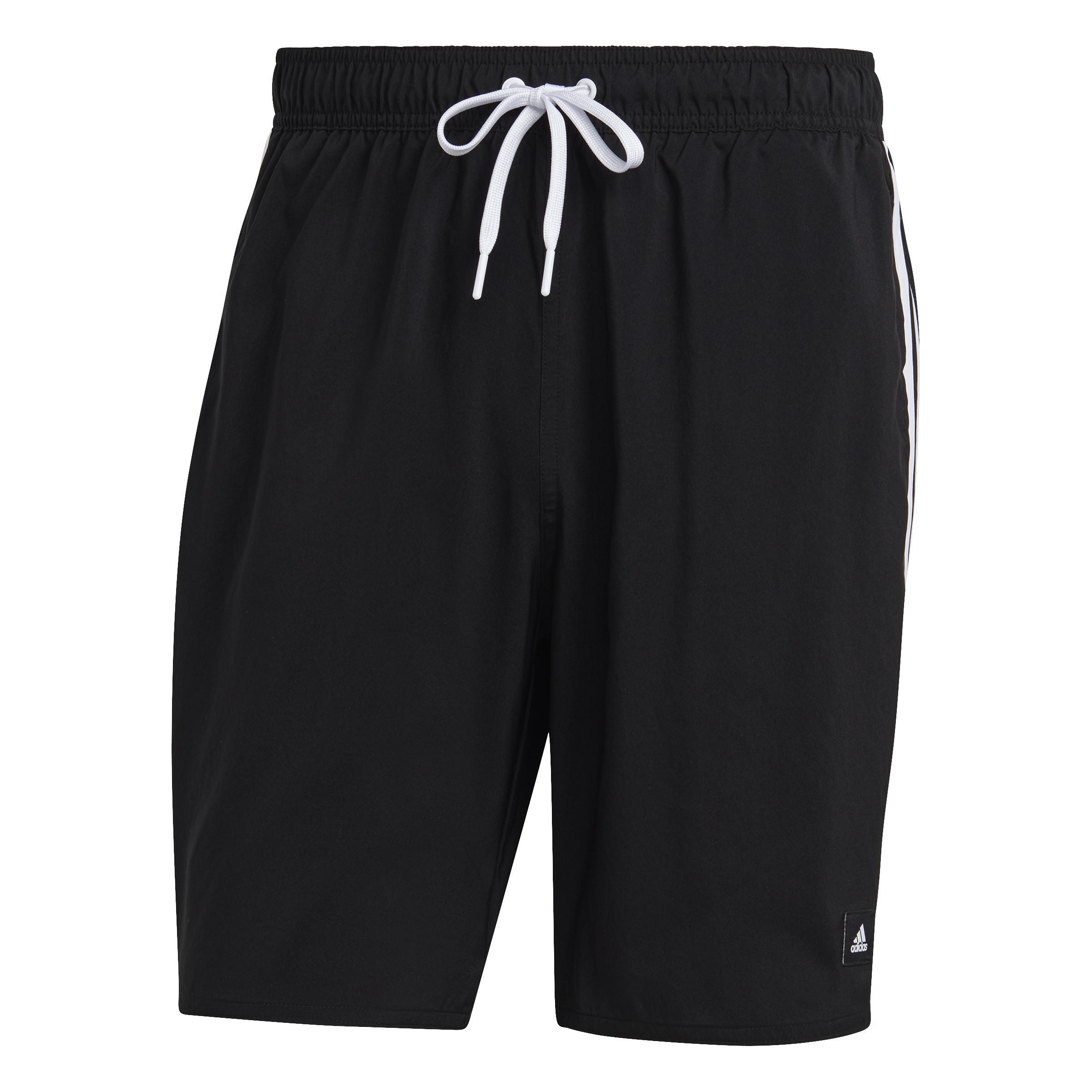 Image of adidas Badeshorts Clx 3-stripes Herren Schwarz/Weiss M