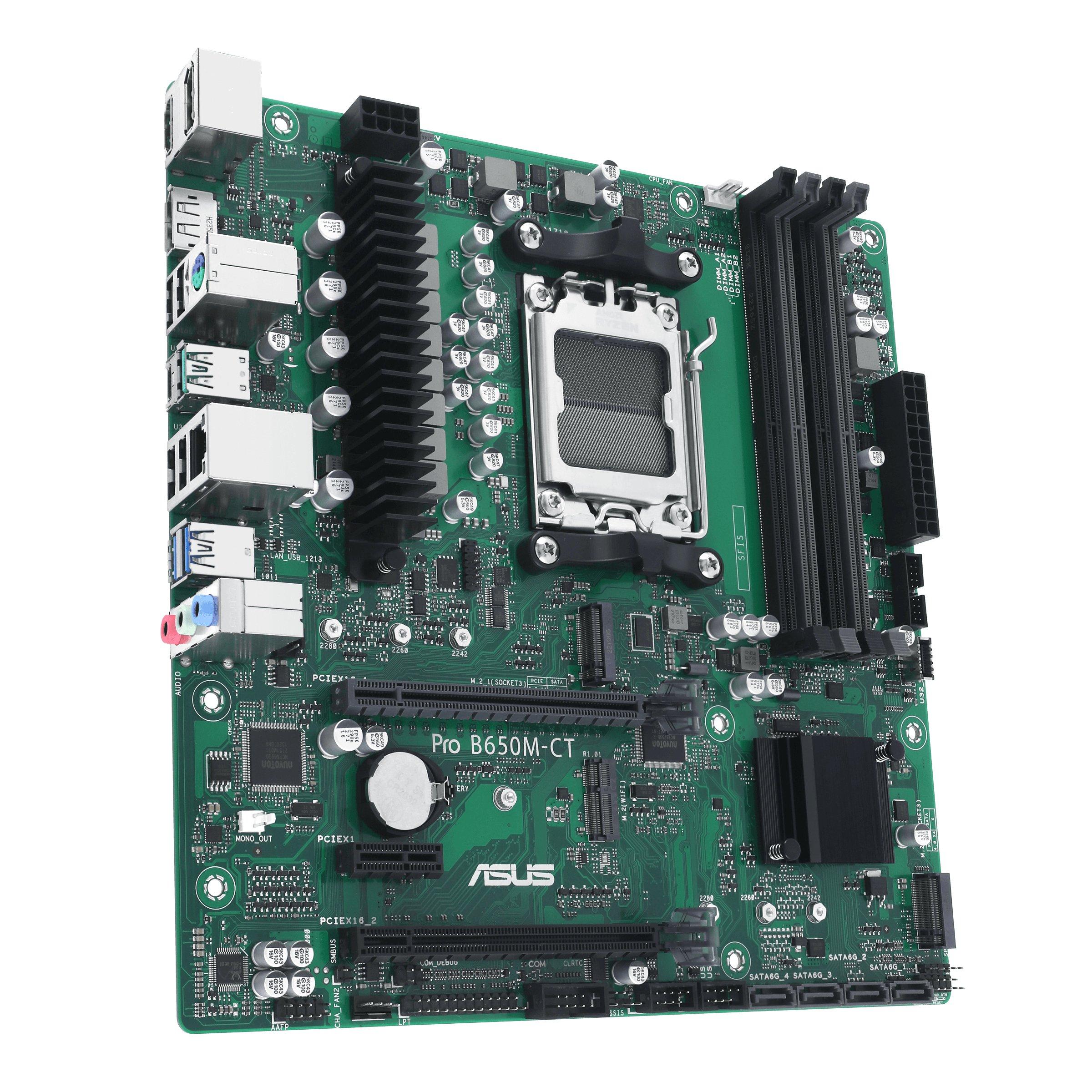 ASUS  PRO B650M-CT-CSM AMD B650 Socket AM5 micro ATX 